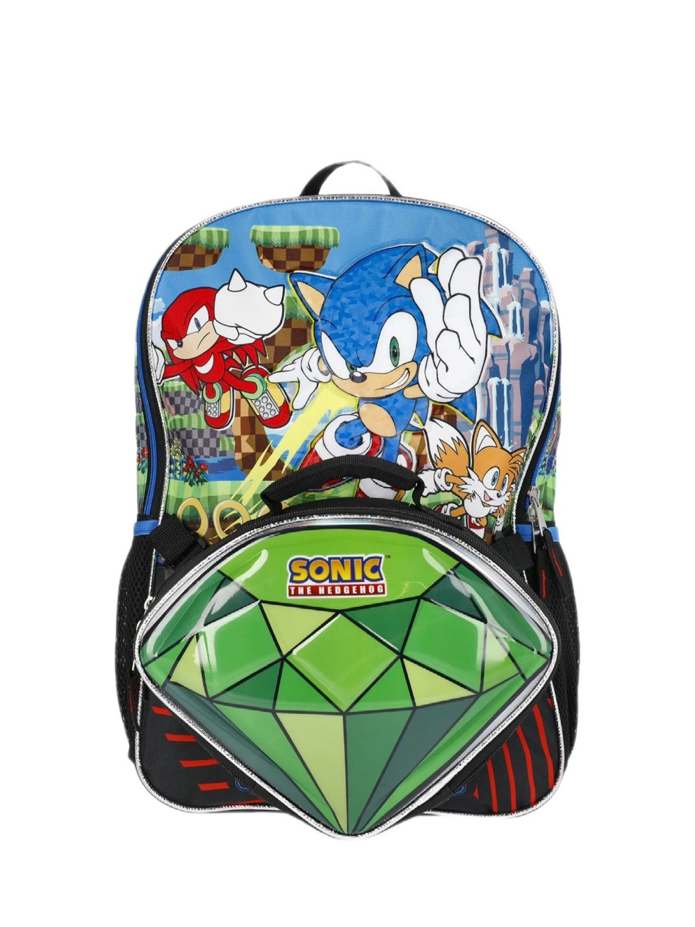 Sonic the Hedgehog Kids Backpack - Blue & Green W